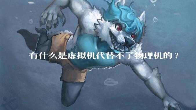 有什么是虚拟机代替不了物理机的?