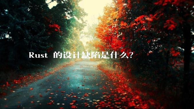 Rust 的设计缺陷是什么？